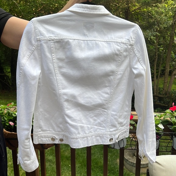 JCrew classic white denim jacket - Picture 5 of 5